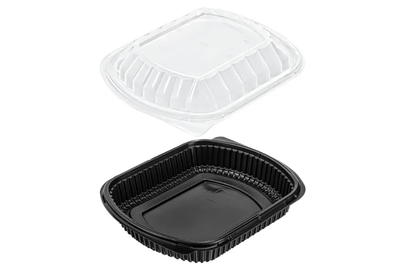 Microwave Menu Box 1 Compartment Base & Cover