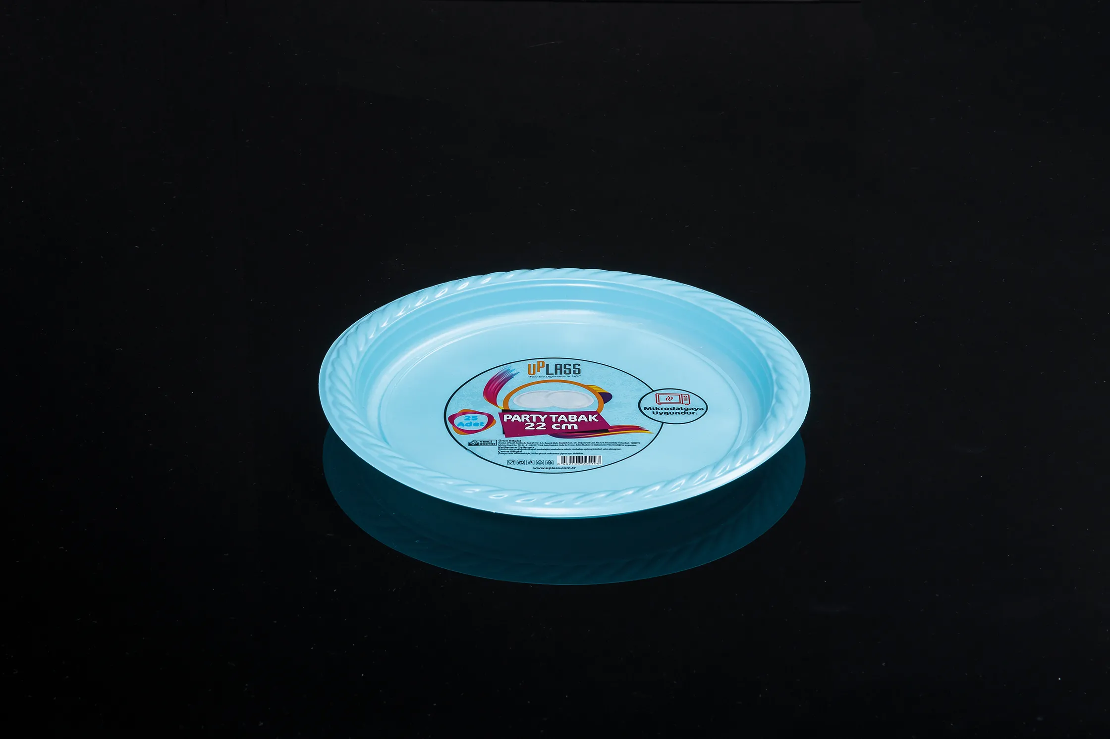 22 cm Renkli Tabaklar