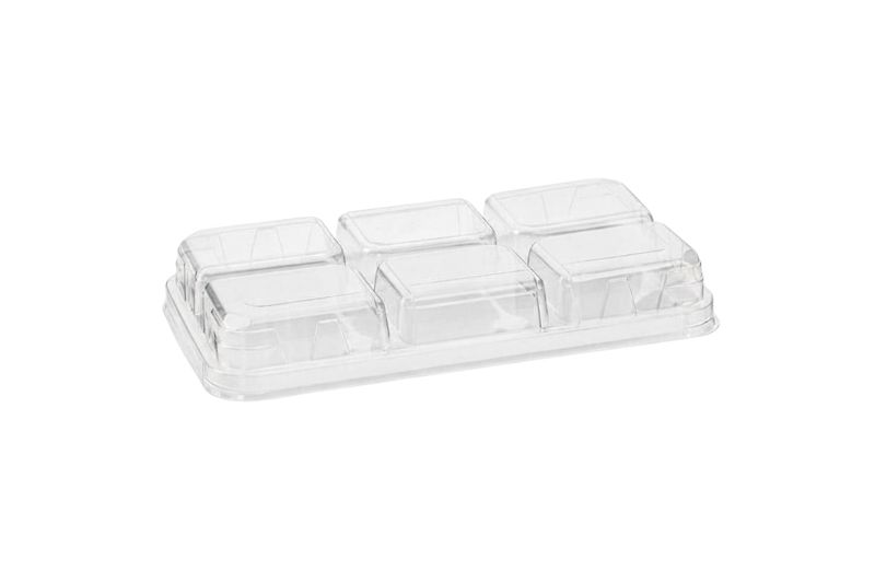 Tabak 21 cm Köşeli PP Beyaz