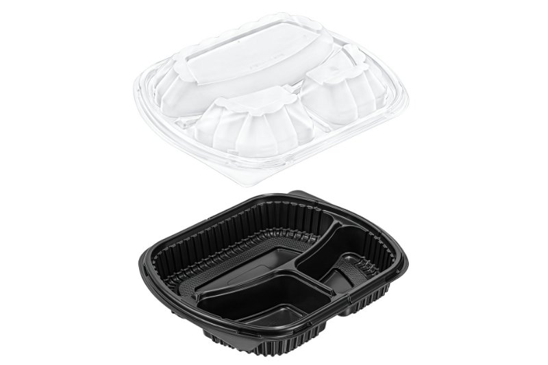 Tabak 21 cm Köşeli PP Beyaz