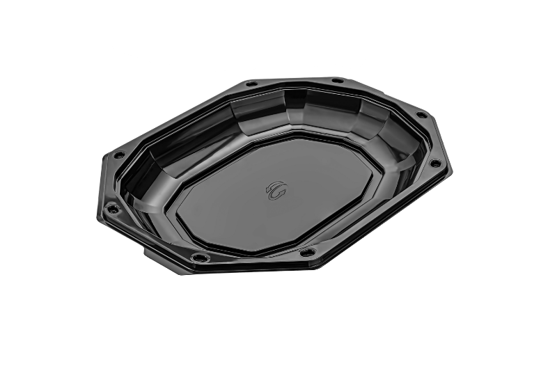 Tabak 21 cm Köşeli PP Beyaz