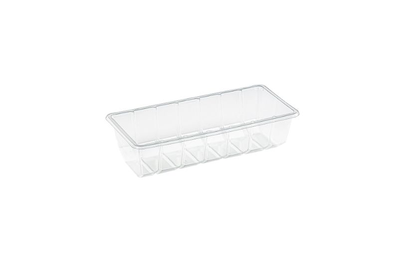 Tabak 21 cm Köşeli PP Beyaz