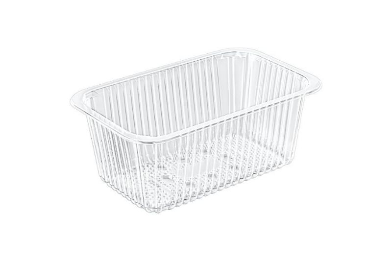 Tabak 21 cm Köşeli PP Beyaz