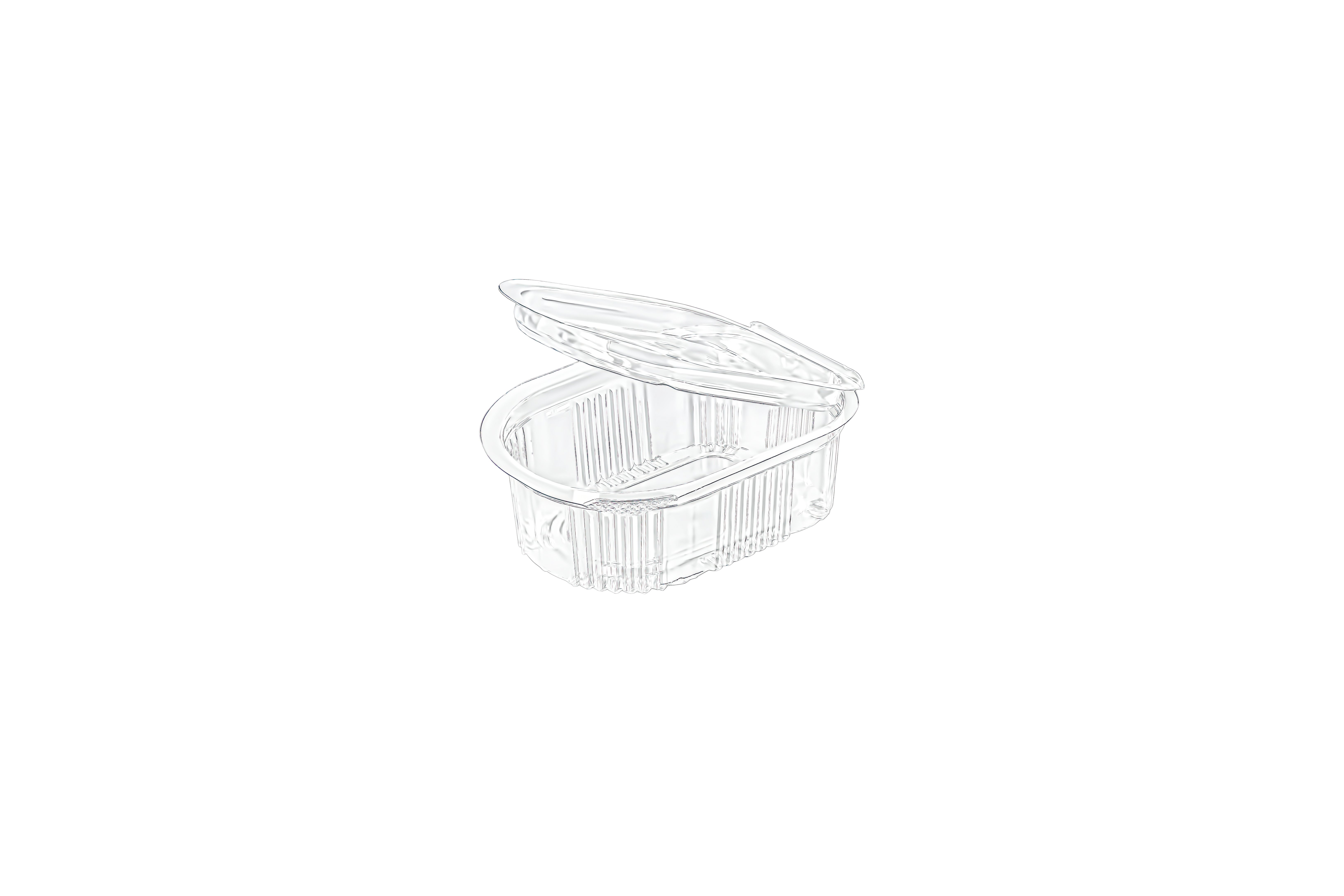 Tabak 21 cm Köşeli PP Beyaz