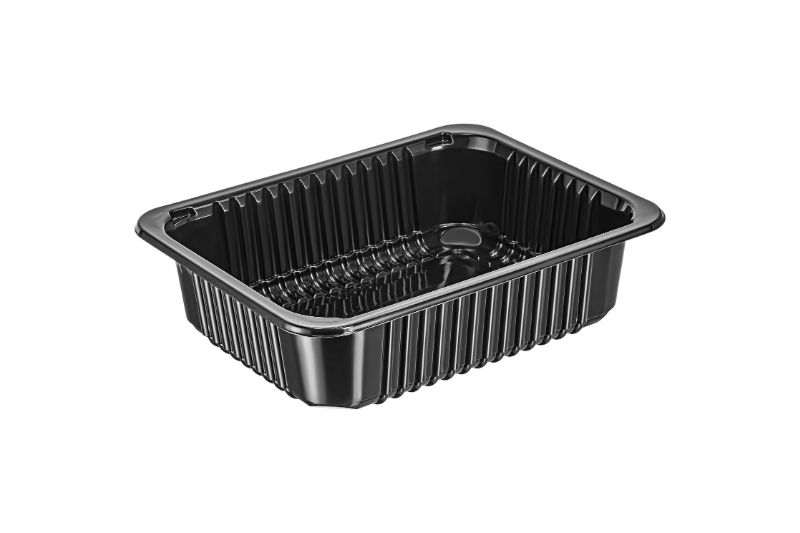 Tabak 21 cm Köşeli PP Beyaz