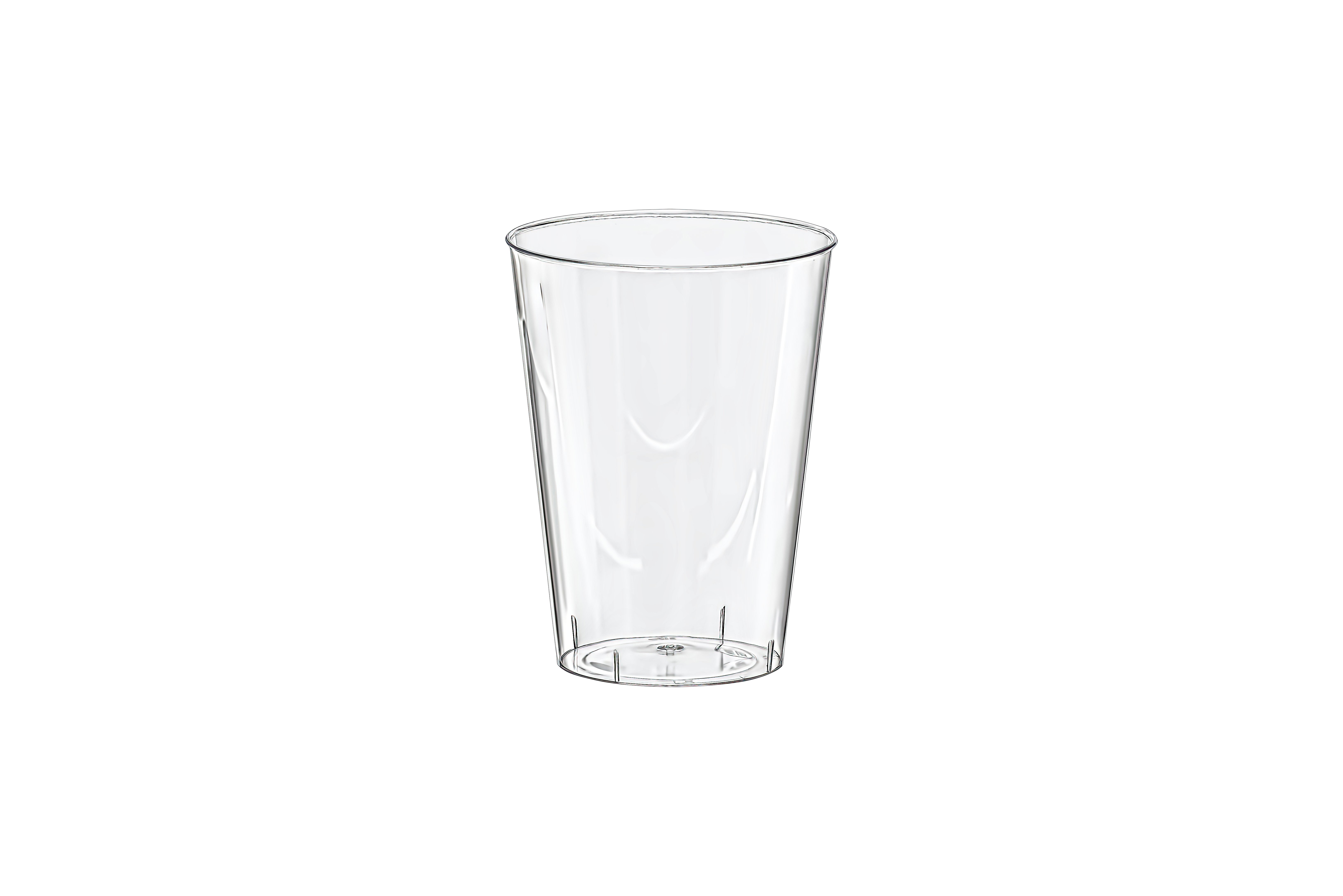 Tabak 21 cm Köşeli PP Beyaz