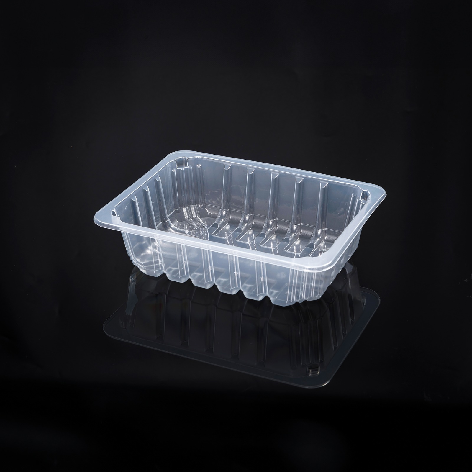 Tabak 21 cm Köşeli PP Beyaz