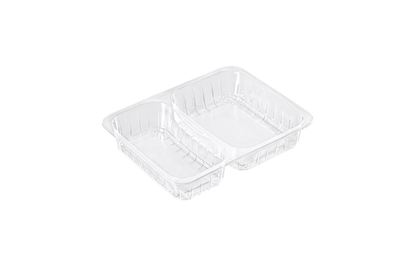 Tabak 21 cm Köşeli PP Beyaz