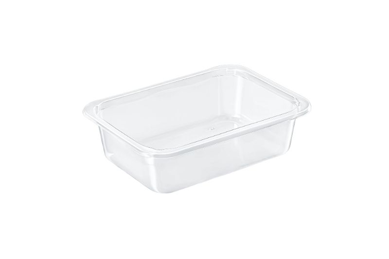 Tabak 21 cm Köşeli PP Beyaz