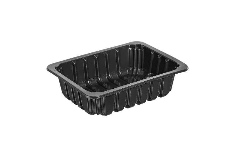 Tabak 21 cm Köşeli PP Beyaz