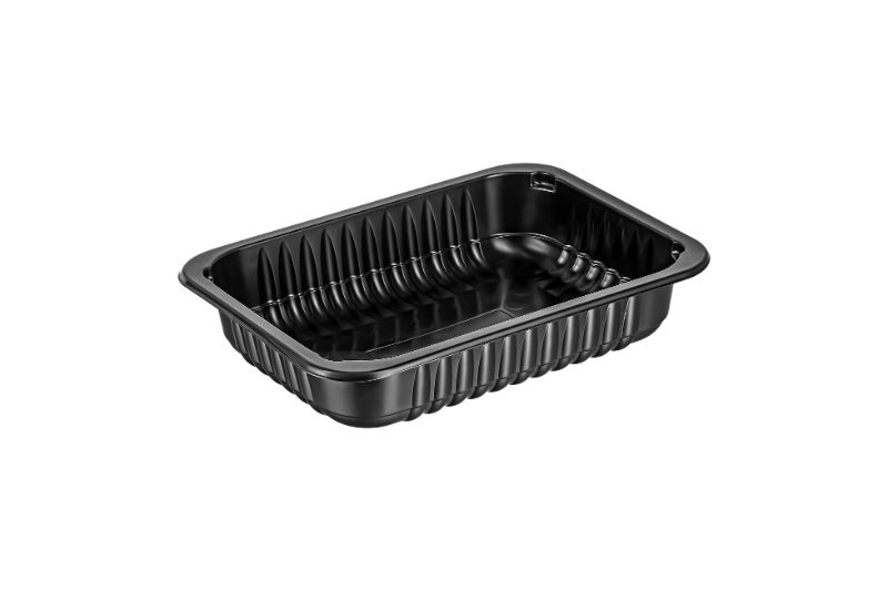 Tabak 21 cm Köşeli PP Beyaz