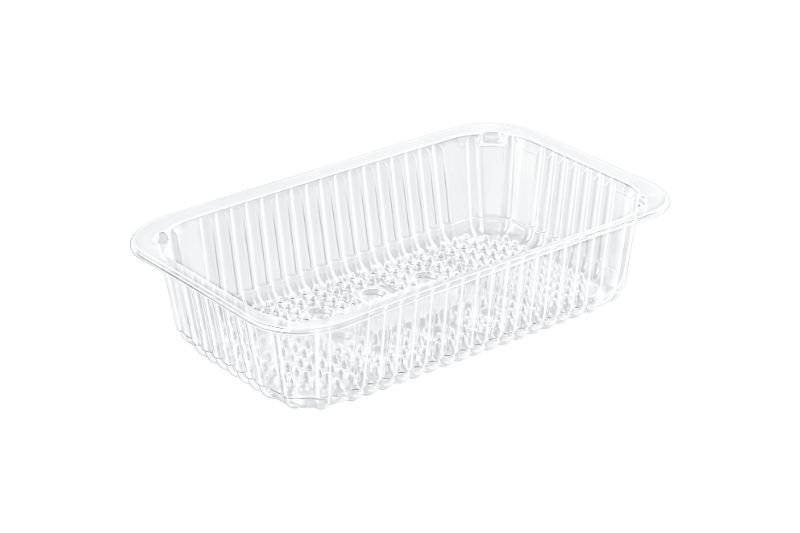 Tabak 21 cm Köşeli PP Beyaz