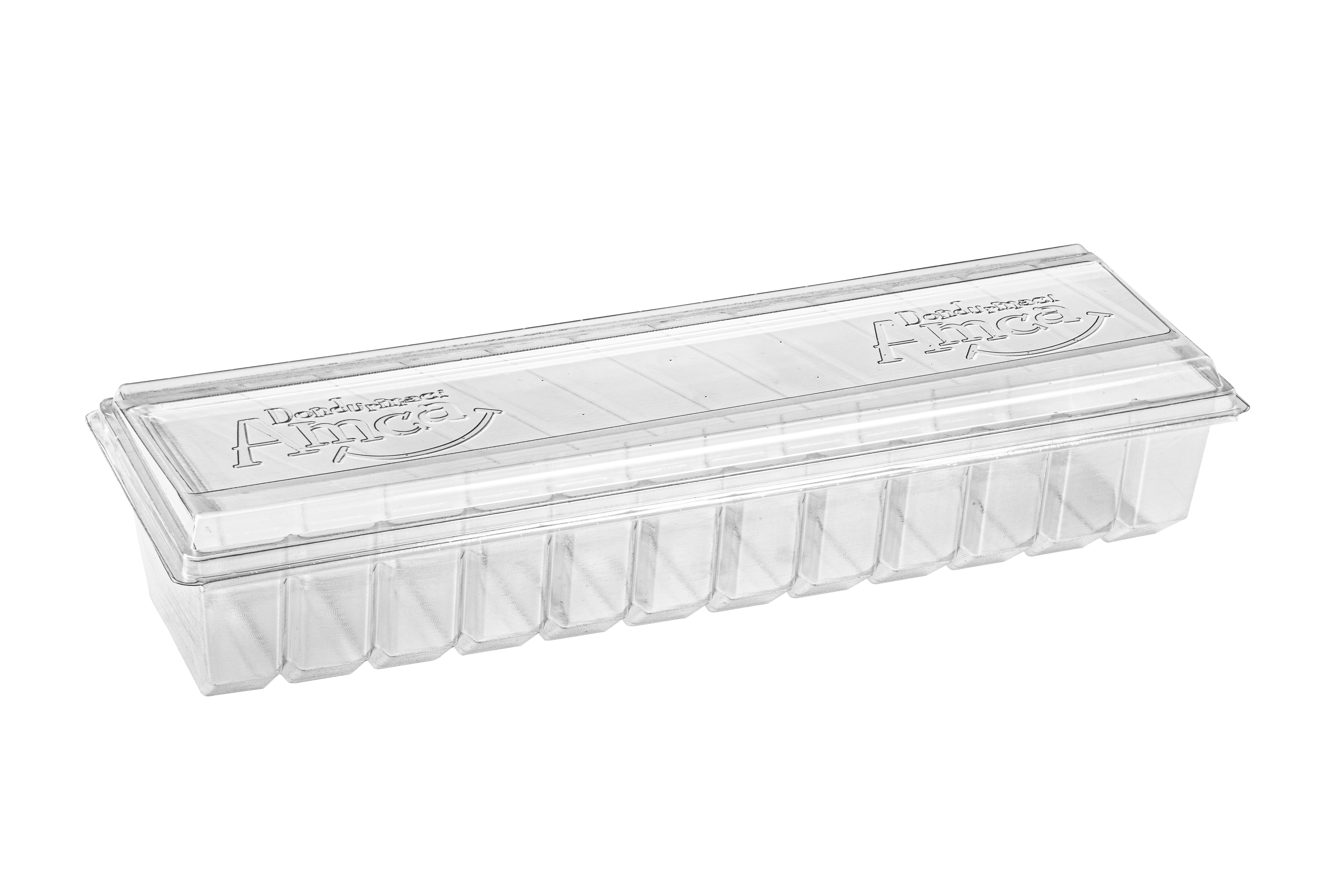 Tabak 21 cm Köşeli PP Beyaz