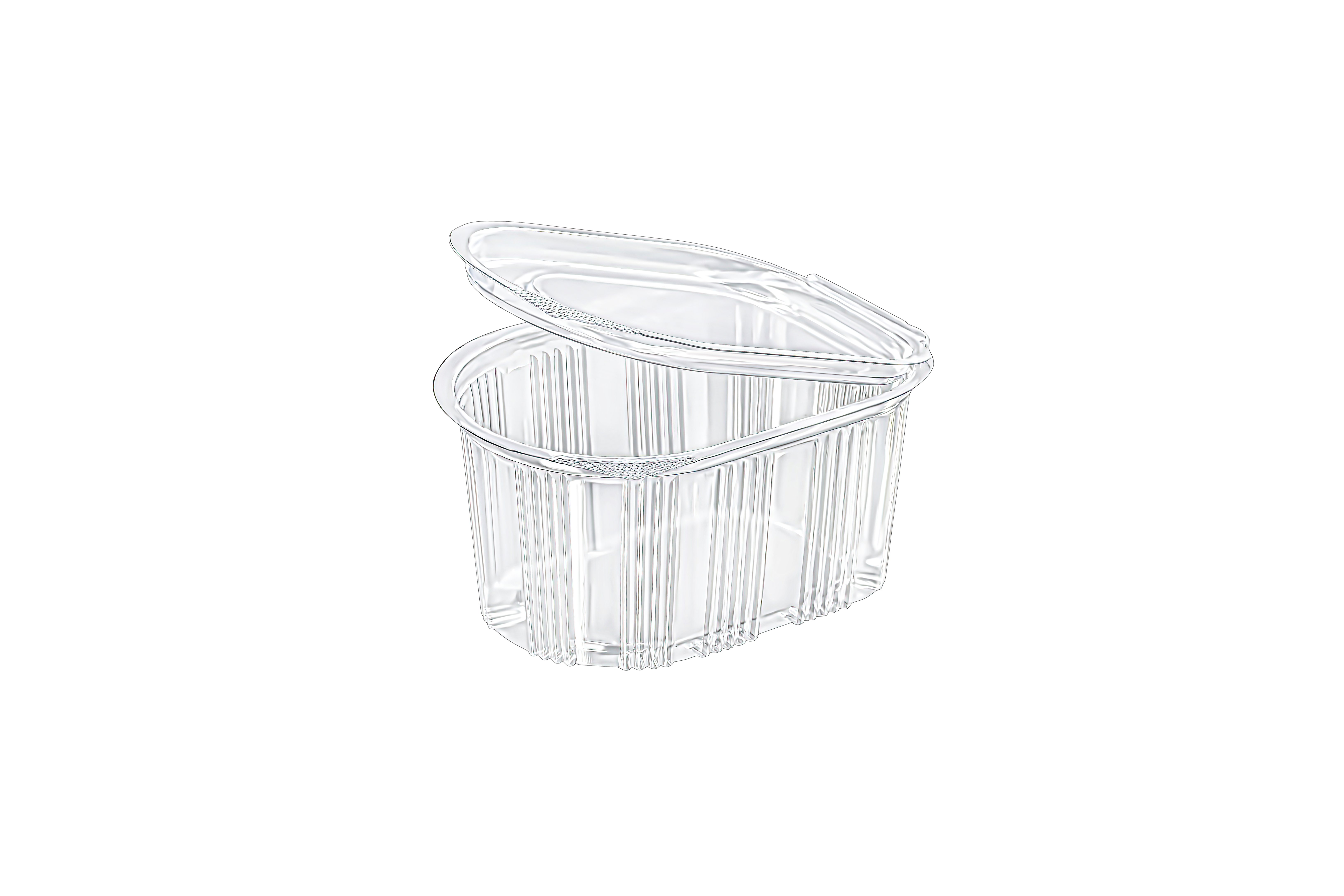 Tabak 21 cm Köşeli PP Beyaz