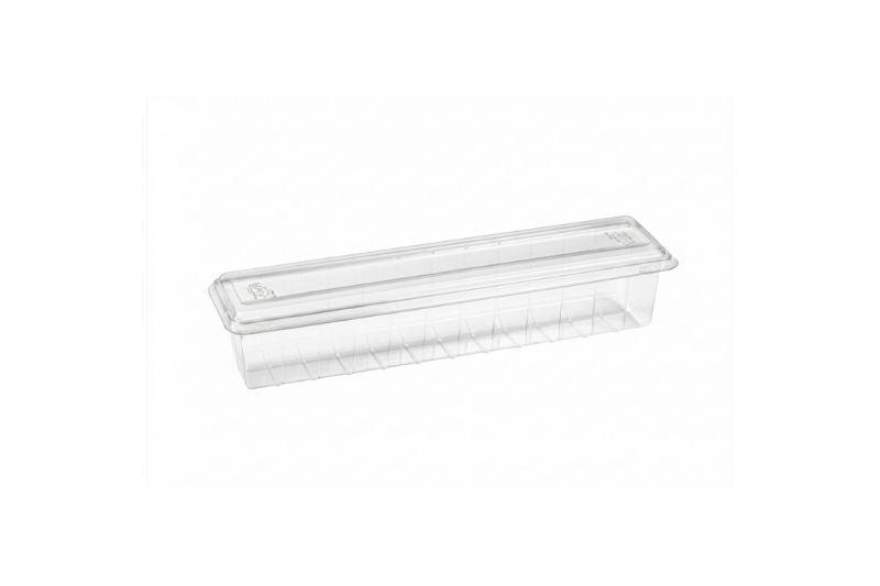 Tabak 21 cm Köşeli PP Beyaz