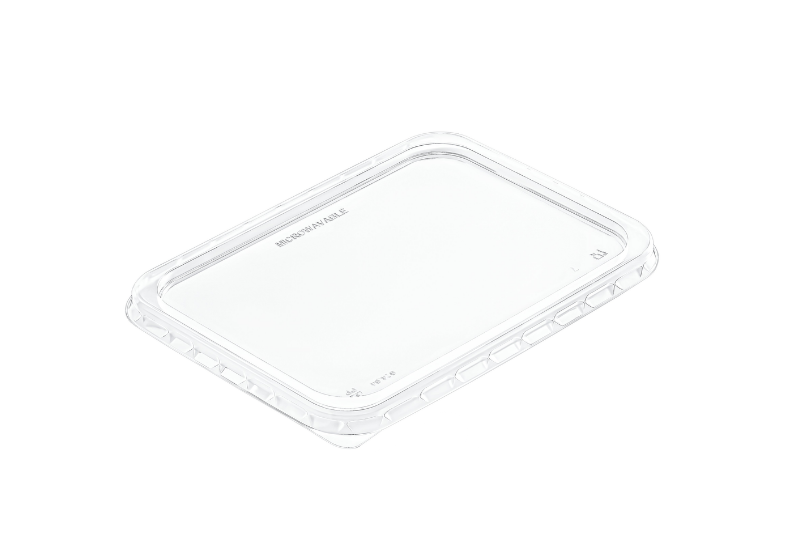 Tabak 21 cm Köşeli PP Beyaz