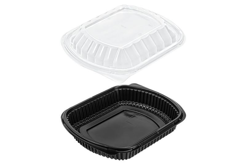 Tabak 21 cm Köşeli PP Beyaz