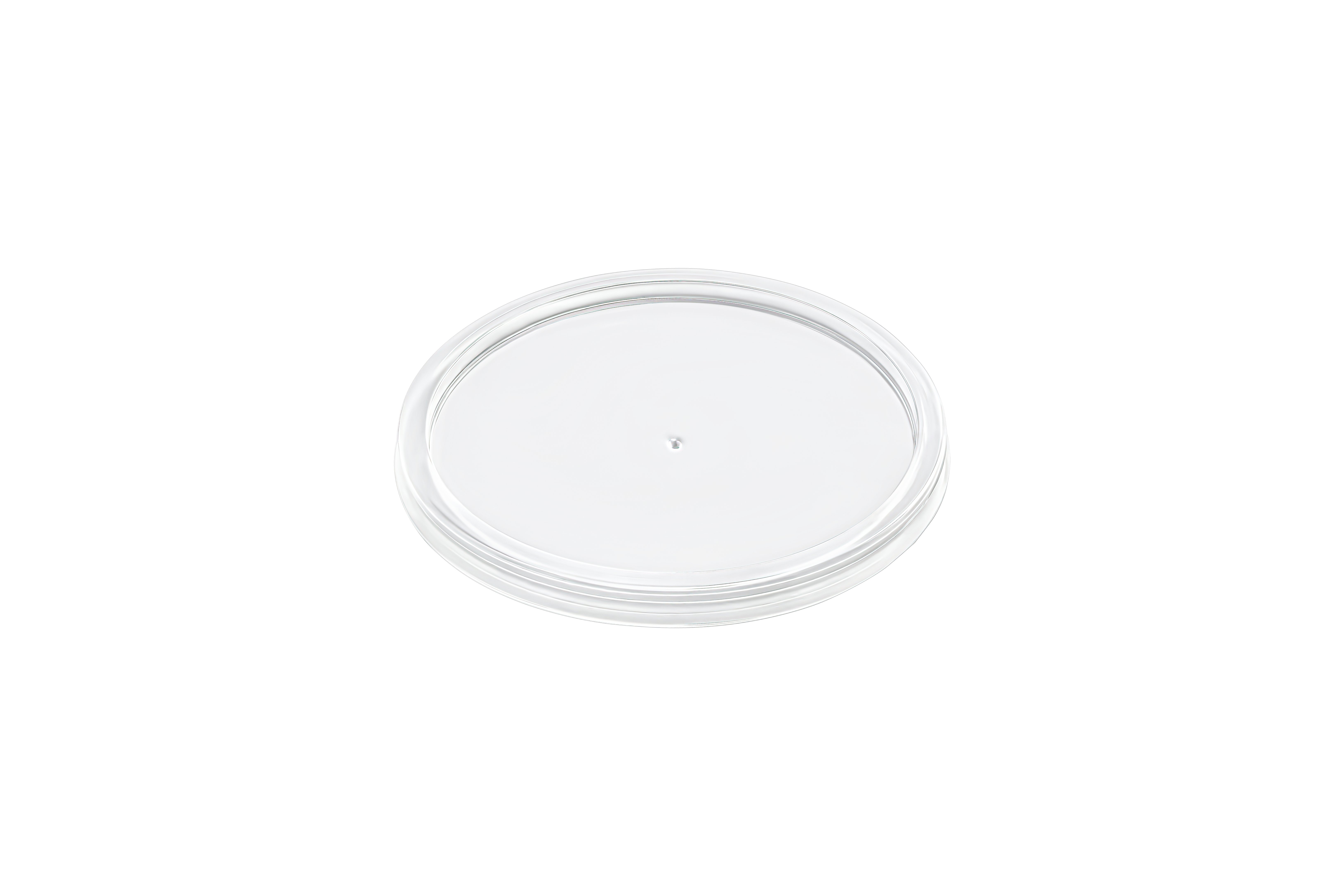 Tabak 21 cm Köşeli PP Beyaz