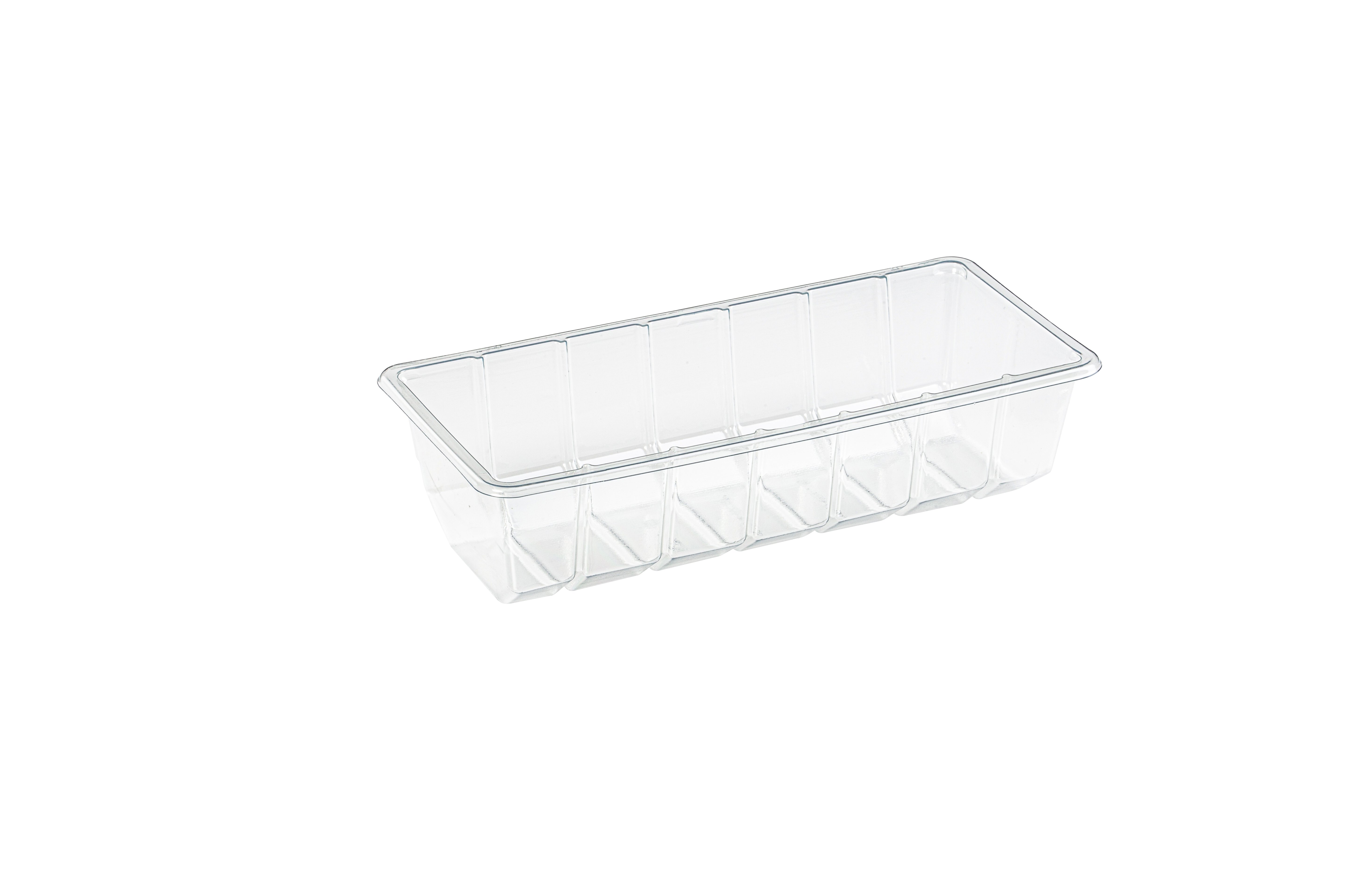 Tabak 21 cm Köşeli PP Beyaz