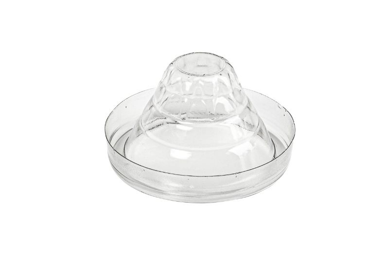 Tabak 21 cm Köşeli PP Beyaz